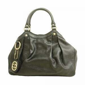 GUCCI Black Leather Bag